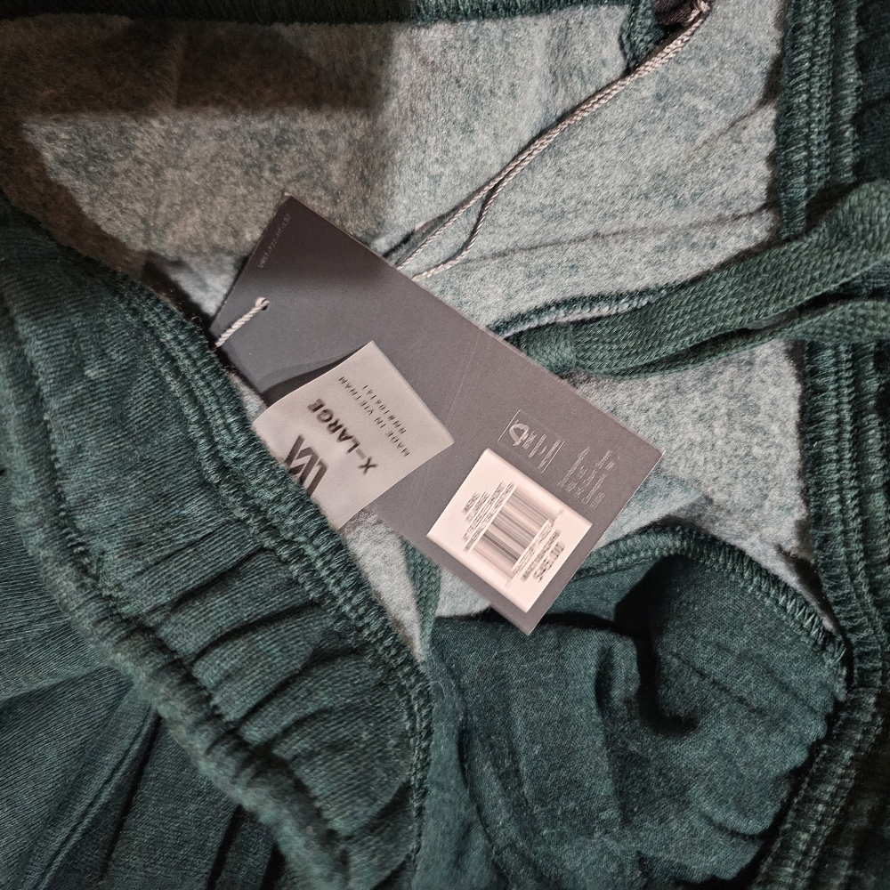 Mens Shorts VRST 8" Fleece Short Mineral Teal Heather New with Tag - Picture 8 of 15